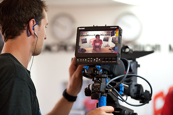 Filming Happy Cow