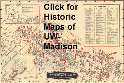 UW-Madison campus map from 1951