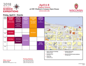 Visual representation of the 2018 Science Expeditions schedule