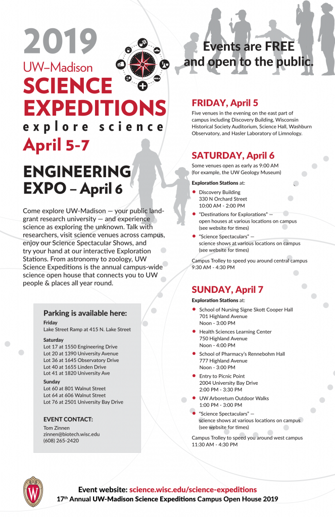 Poster image of 2019 Science Expeditions schedule