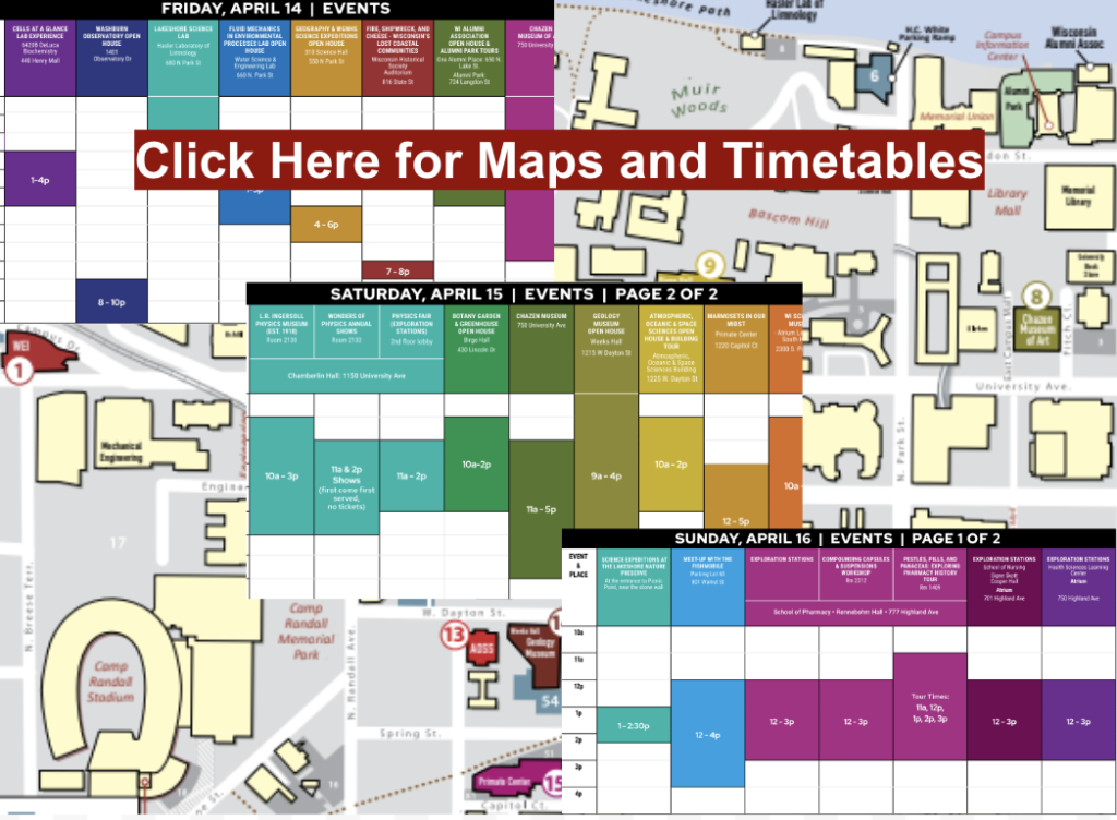 Screenshot of the Maps and Timetables indicating "click here for maps and timetables"